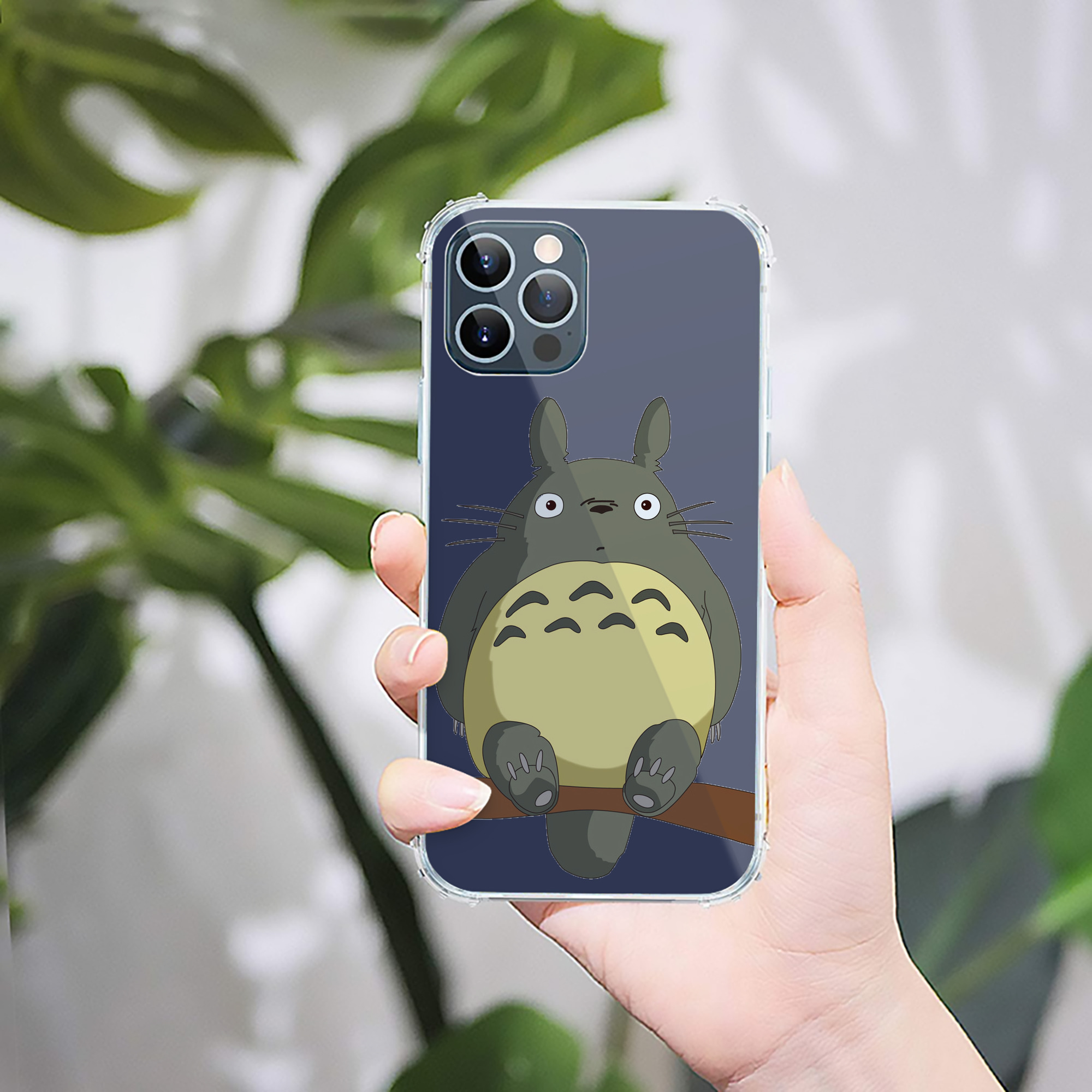 （画像用） となりのトトロ 草壁メイ 草壁サツキ My Neighbor Totoro Satsuki Kusakabe Mei Kusakabe 【iPhone 12シリーズ対応】透明スマホケース（クリアソフトケース）